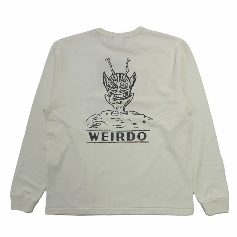 WEIRDO ウィアード グラッドハンド 長袖 クルーネック Tシャツ LOOK INVADING - L/S T-SHIRTS WRD5311 【2025年秋冬新作】
