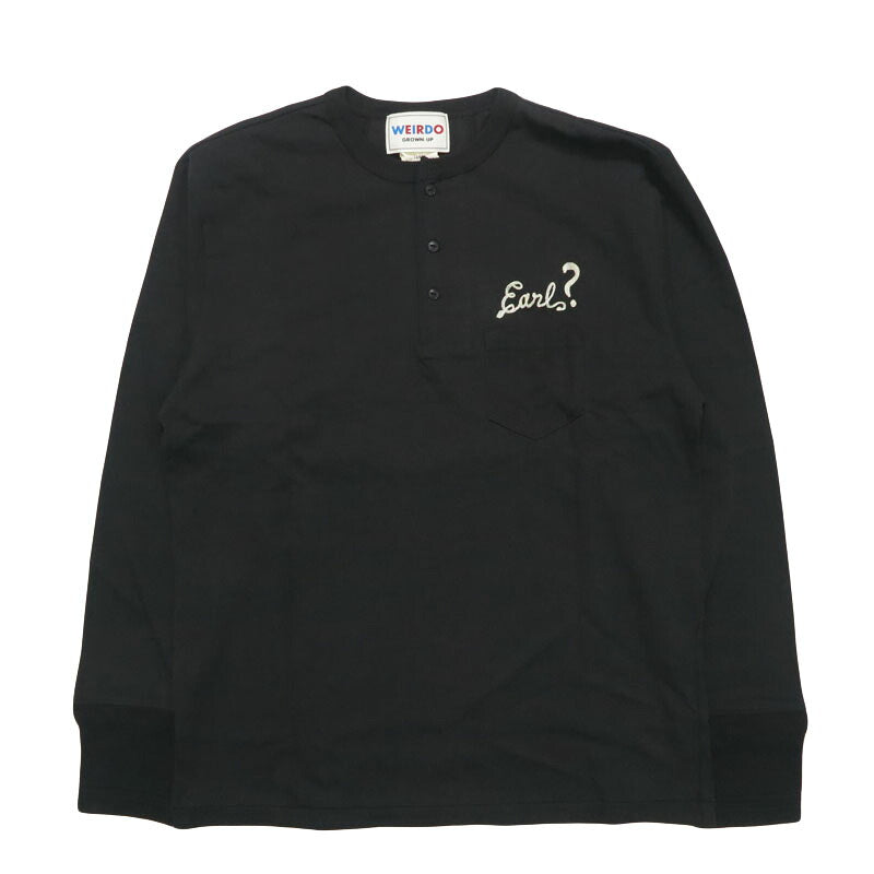 WEIRDOウィアード長袖ロングスリーブヘンリーTeeFLAMEGLADHANDグラッドハンドDRAGWAYL/SHenryTeeドラッグウェイWRD5312【2025年秋冬新作】