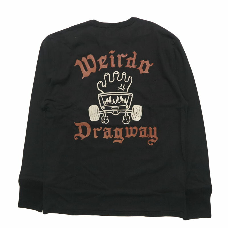 WEIRDOウィアード長袖ロングスリーブヘンリーTeeFLAMEGLADHANDグラッドハンドDRAGWAYL/SHenryTeeドラッグウェイWRD5312【2025年秋冬新作】