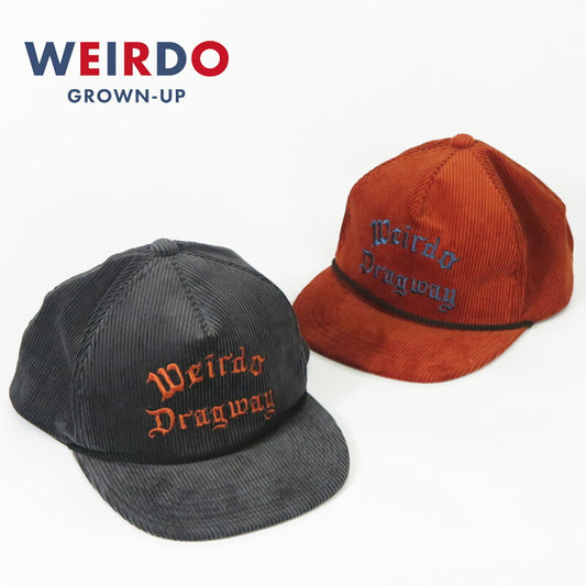 WEIRDO ウィアード コーデュロイ トラッカーキャップ DRAGWAY 帽子 グラッドハンド GLADHAND WRD53G01 【2025年秋冬新作】