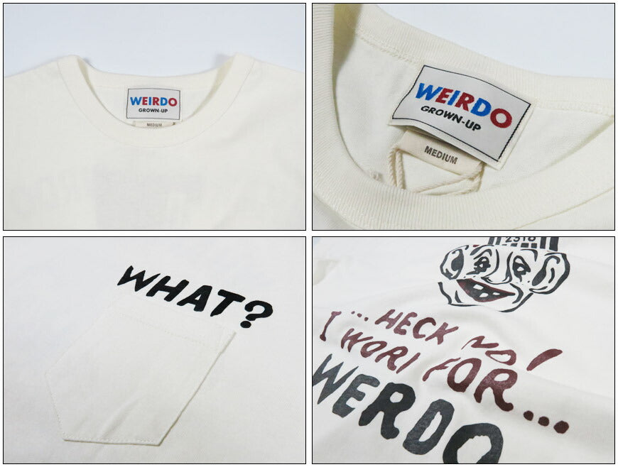 WEIRDO ウィアード 半袖 プリントTシャツ WHAT-ME WEIRDO? S/S T-SHIRTS GLAD HAND グラッドハンド  WRD6128【2026年春夏新作】