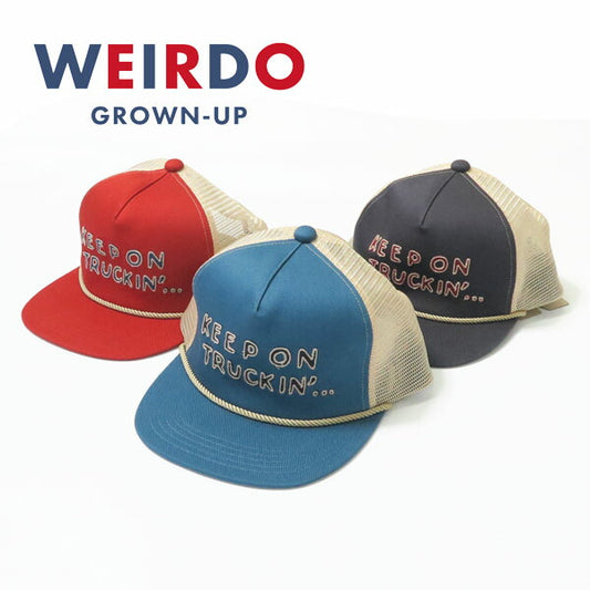 WEIRDO ウィアード トラッカーキャップ KEEP ON TRUCKIN TRUCKER CAP 帽子 グラッドハンド GLADHAND  WRD61G02 【2026年春夏新作】