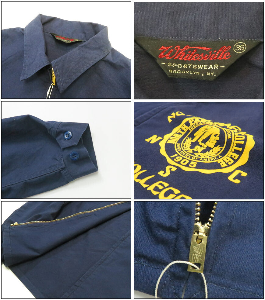 WHITESVILLEホワイツビルフロッキープリントスポーツジャケットWV15688【2025年春夏新作】