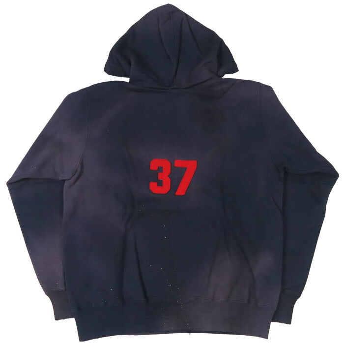 WHITES VILLE ホワイツビル 後付けフード プルオーバー スウェット パーカー ユーズド加工モデル フェルトワッペン BROOKLYN WV69583 【2025年秋冬新作】