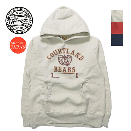 WHITESVILLEホワイツビルスウェットパーカーSweatHoodedParka”COURTLANDBEARS”WV69616【2025年秋冬新作】