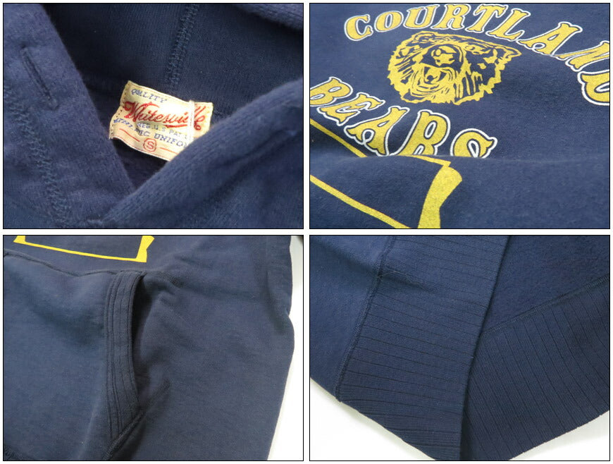 WHITESVILLEホワイツビルスウェットパーカーSweatHoodedParka”COURTLANDBEARS”WV69616【2025年秋冬新作】