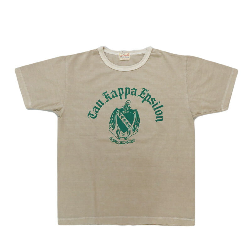 WHITES VILLE ホワイツビル 半袖 クルーネック Tau Kappa Epsilon ピグメントダイ Tシャツ WV79532 【2025年春夏新作】