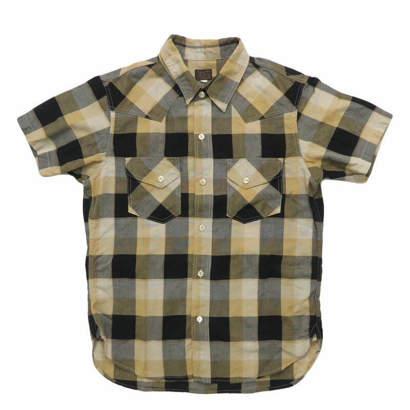 デラックスウェア DELUXEWARE ウエスタンチェックシャツ WESTERN CHECK SHIRT 真夏対応素材 半袖 チェックシャツ WWS-32S【2026年春夏新作】
