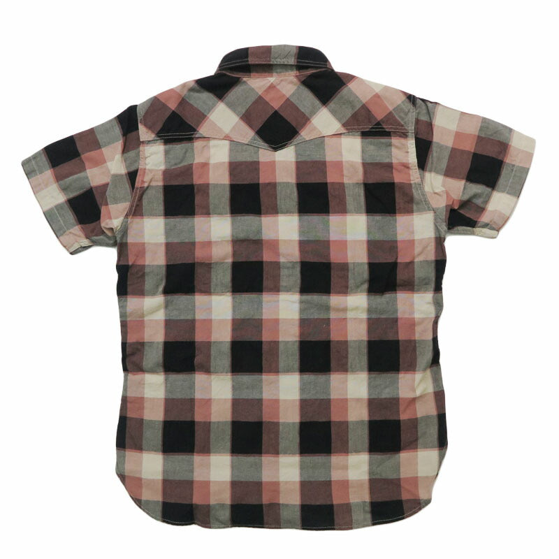 デラックスウェア DELUXEWARE ウエスタンチェックシャツ WESTERN CHECK SHIRT 真夏対応素材 半袖 チェックシャツ WWS-32S【2026年春夏新作】