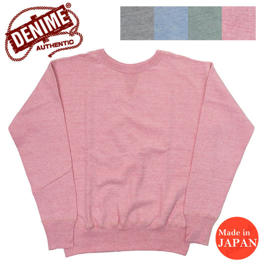 DENIME ドゥニーム WAREHOUSE ウェアハウス 4本針 前V クルーネック スウェット フラットシーマー Lot.268