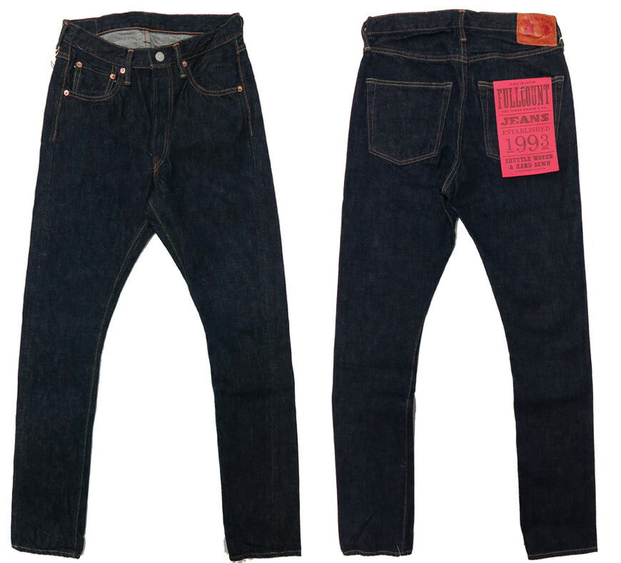 フルカウント FULLCOUNT 1110 TAPERED ジーンズ テーパード 13.7oz ジンバブエコットン デニム – EARTHMARKET