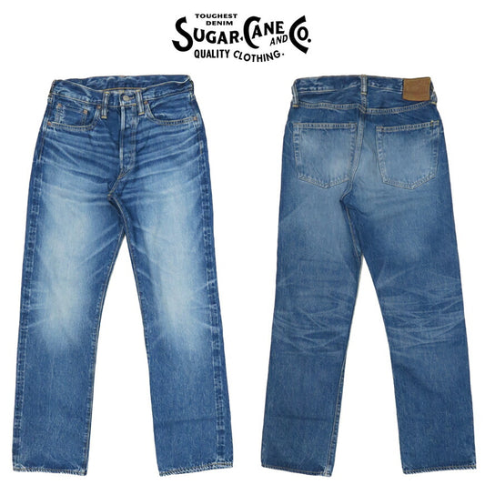 SUGAR CANE シュガーケーン 14.25oz デニム レギュラーストレート ジーンズ ユーズドウォッシュ AGED MODELSC41947SW2