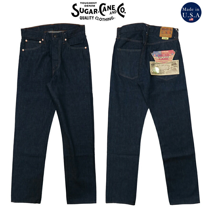 SUGARCANEシュガーケーンMadeinU.S.A14oz.ジーンズNOSコーンデニムジッパーフライテーパードSC41967US【2023年春夏新作】